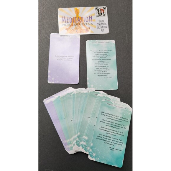 Gypsy Fortunes Book Card Pack Book Set Meditation Affirmation Cards Mindfulness - Picture 15 of 16